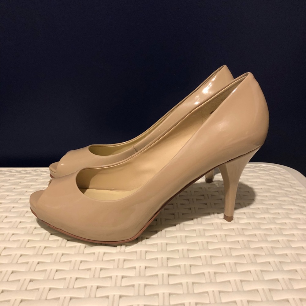 Nine West Kelsyo Peep Toe Heel